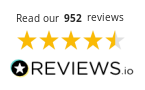 4.92 Star rating from https://www.reviews.co.uk/