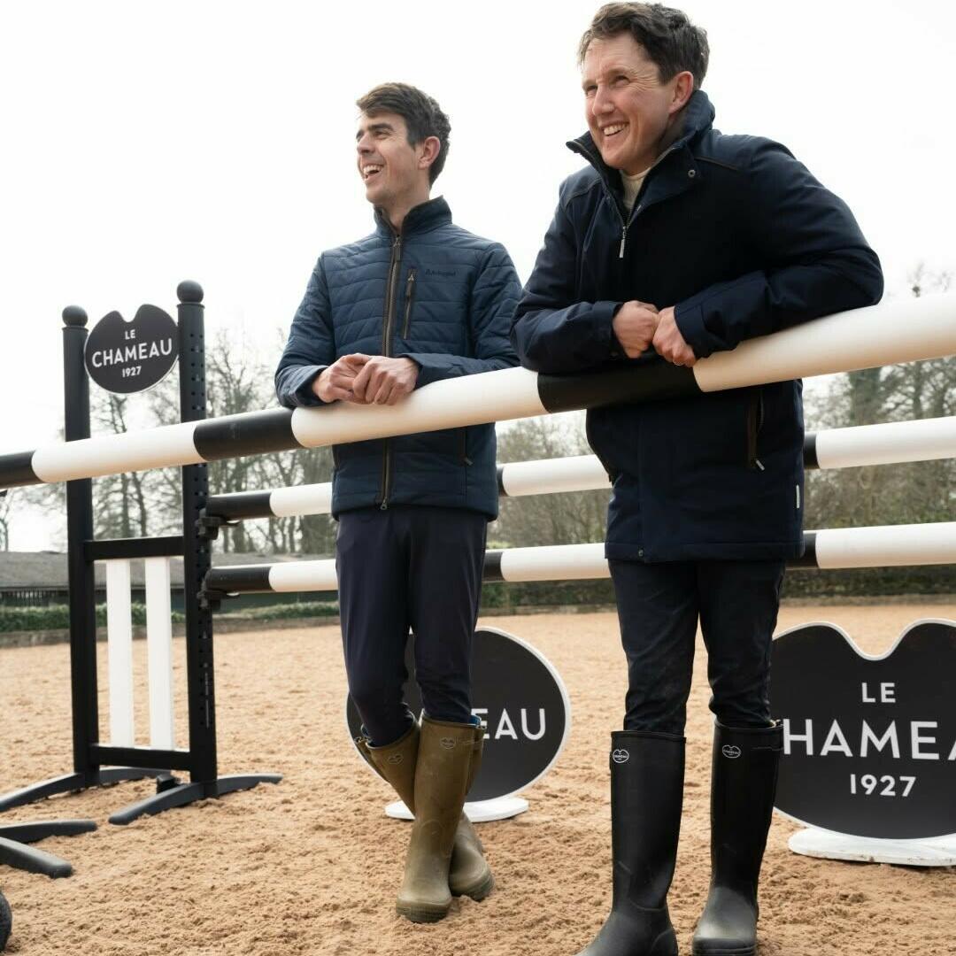 Men's Vierzon Jersey Lined Wellington Boot Black | Le Chameau