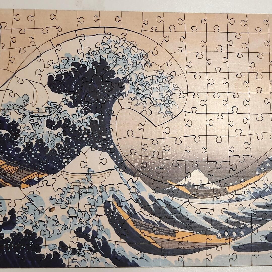Wooden puzzle The Big Wave for children and adults | 200 pieces