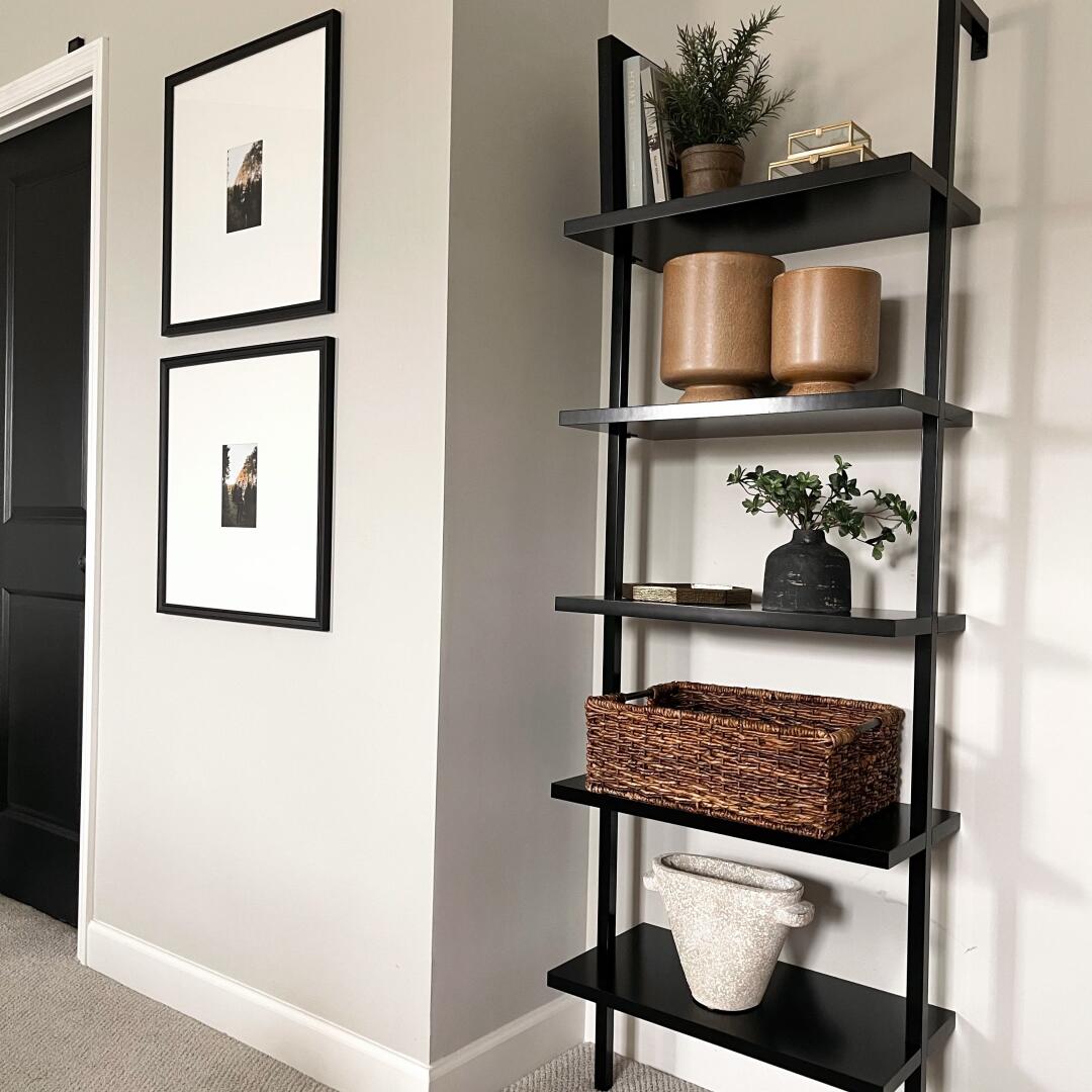 Theo Modern Industrial Bookcase Wood & Metal Set of 4 | Nathan James