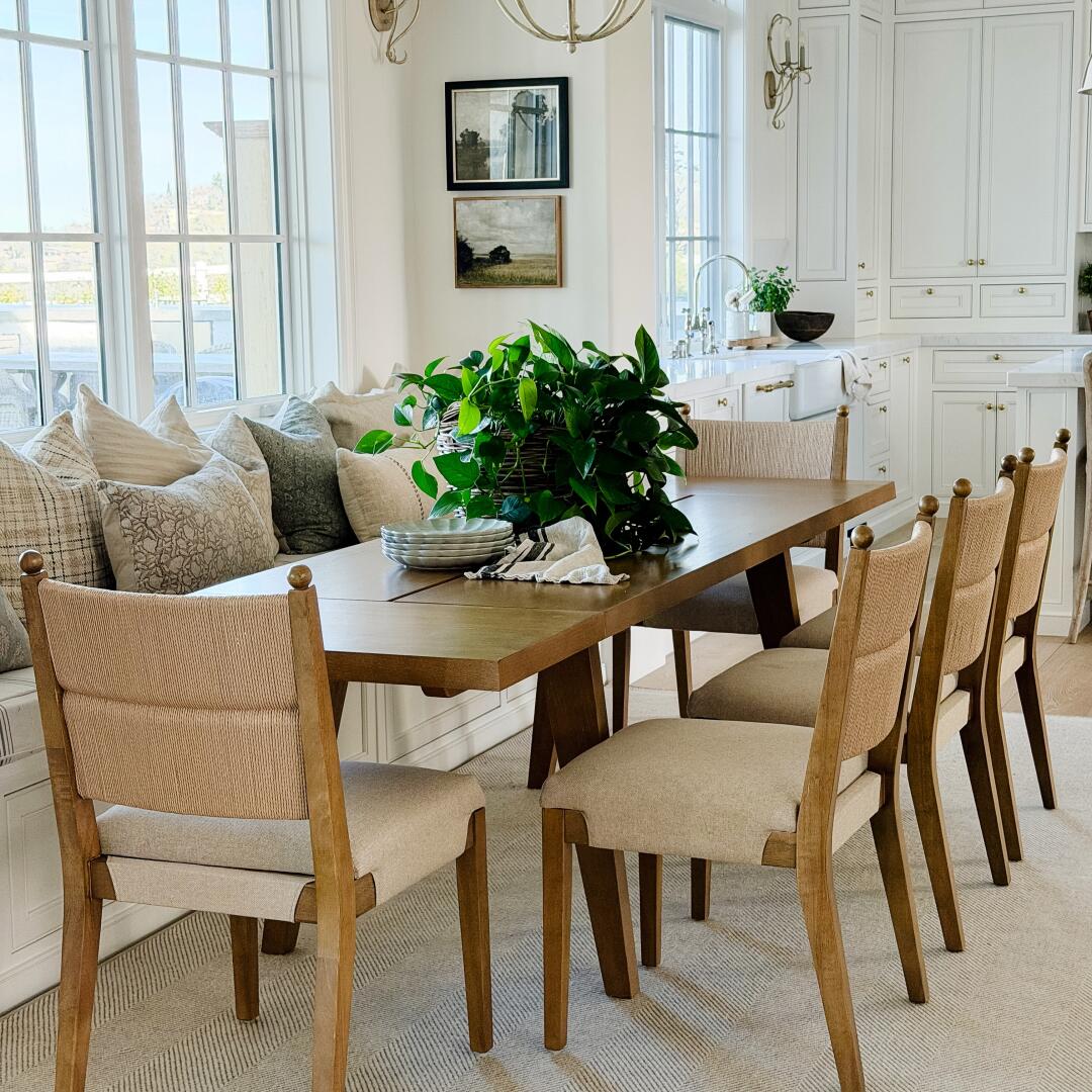 Cove Dining Chair Natural Flax Seagrass Set of 2 | Nathan James