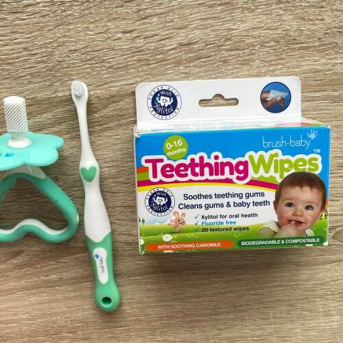 Teething Wipes for Baby Mouths Best Baby Teething Care – BrushBaby