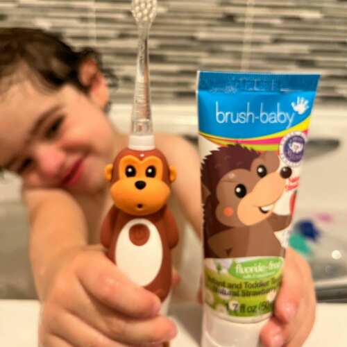 Mya Monkey Children's Electric Toothbrush brush-baby – BrushBaby