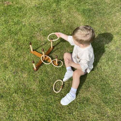 Quoits - Original Quoits - Luxury Solid Wood Quoits Set base