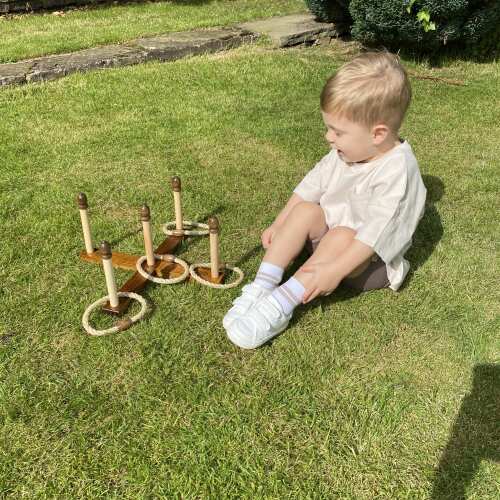 Quoits - Original Quoits - Luxury Solid Wood Quoits Set base