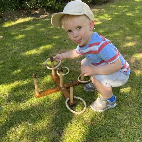Quoits - Original Quoits - Luxury Solid Wood Quoits Set base