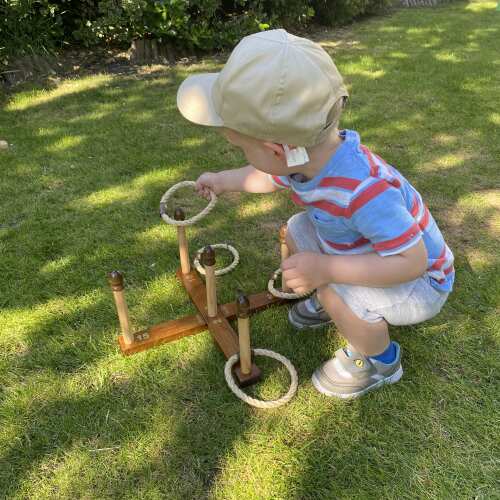 Quoits - Original Quoits - Luxury Solid Wood Quoits Set base