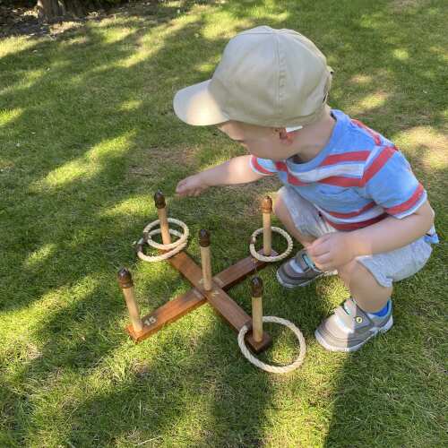 Quoits - Original Quoits - Luxury Solid Wood Quoits Set base