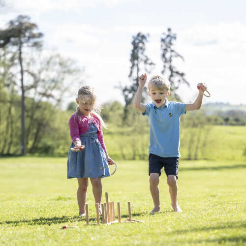 Nine Pin Quoits - Garden Game base