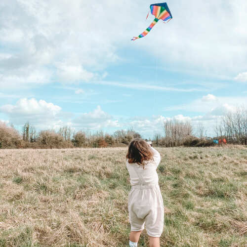 Colourful Kids Kite - Garden Toy base