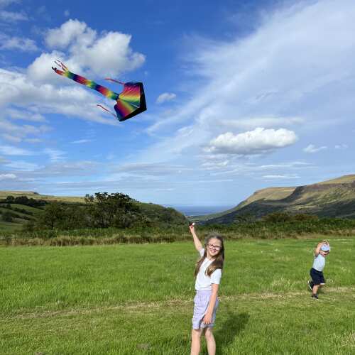 Colourful Kids Kite - Garden Toy base