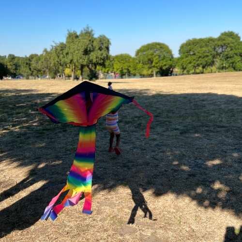Colourful Kids Kite - Garden Toy base