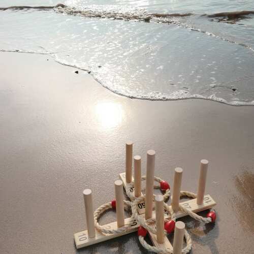 Nine Pin Quoits - Garden Game base