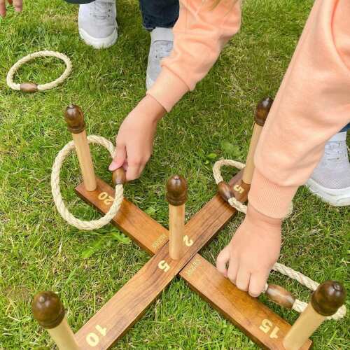 Quoits - Original Quoits - Luxury Solid Wood Quoits Set base