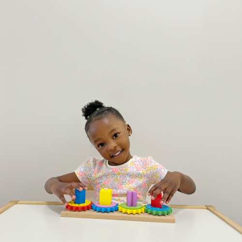 Wooden Gear Puzzle - Kids Puzzle Board base