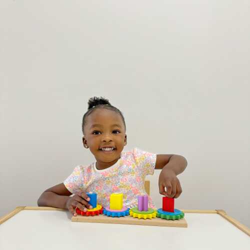 Wooden Gear Puzzle - Kids Puzzle Board base