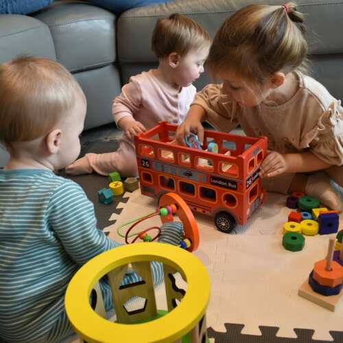 Wooden Activity Cube - Activity Cube for Toddlers base