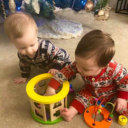 Wooden Activity Cube - Activity Cube for Toddlers base