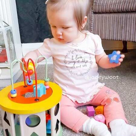 Wooden Activity Cube - Activity Cube for Toddlers base