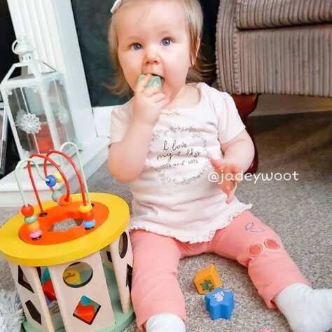 Wooden Activity Cube - Activity Cube for Toddlers base