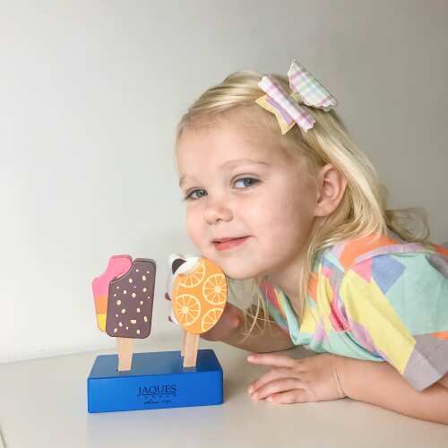 Wooden Ice Lollies - Wooden Play Food base