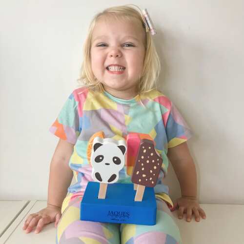 Wooden Ice Lollies - Wooden Play Food base