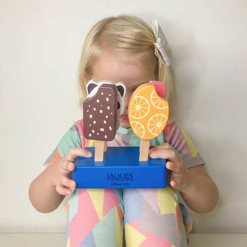 Wooden Ice Lollies - Wooden Play Food base