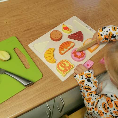 Pretend Bakery Board - Wooden Play Food base