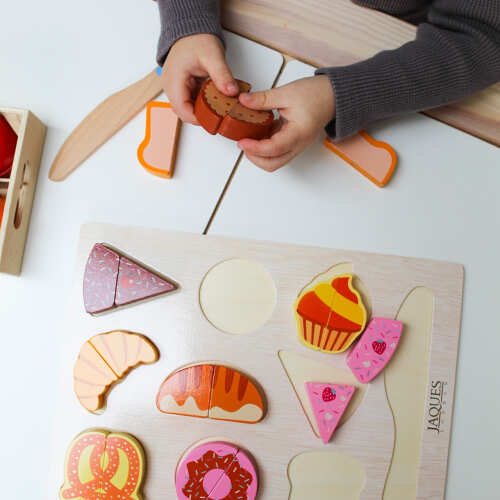 Pretend Bakery Board - Wooden Play Food base