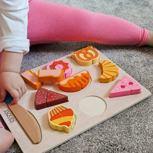 Pretend Bakery Board - Wooden Play Food base