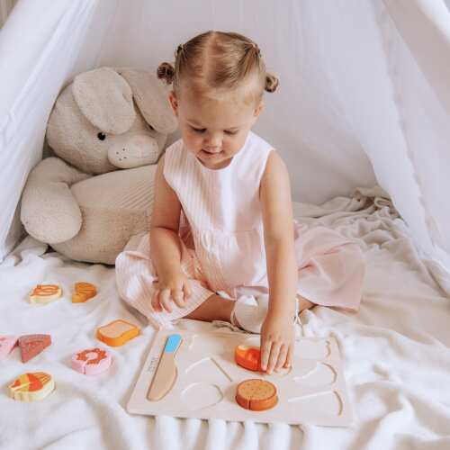 Pretend Bakery Board - Wooden Play Food base