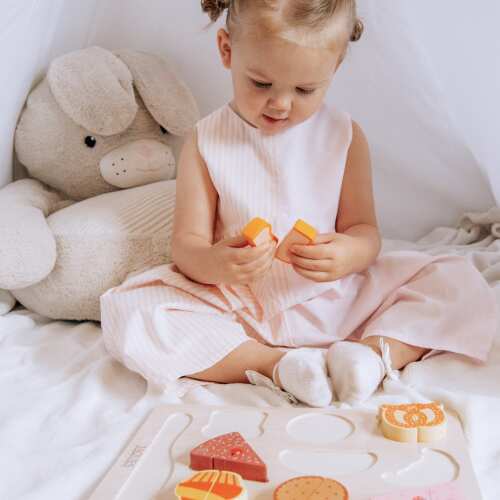 Pretend Bakery Board - Wooden Play Food base