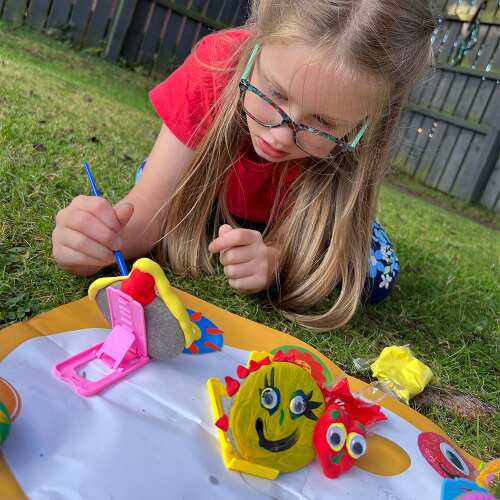 Rock Painting - Craft For Kids base