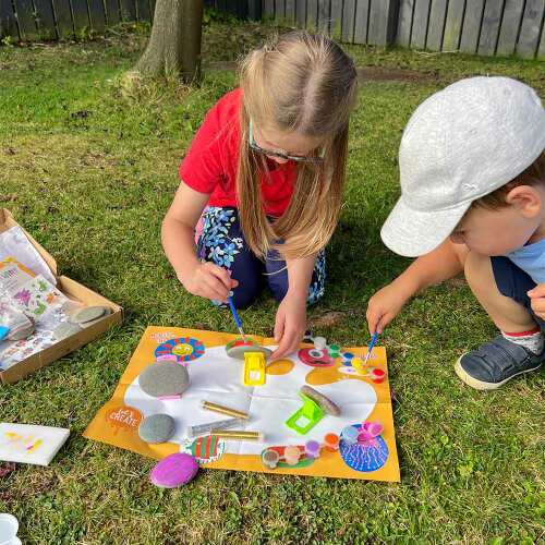 Rock Painting - Craft For Kids base