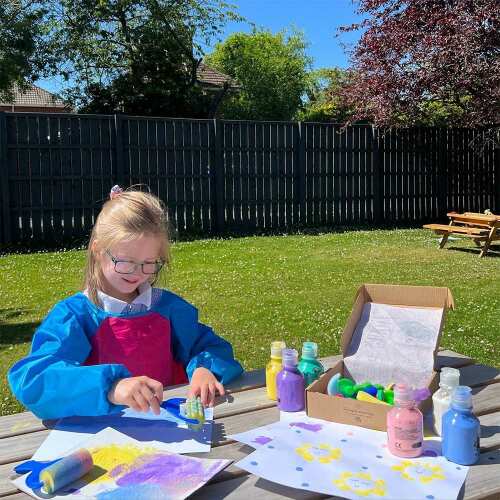 Painting Set - Kids Painting Apron base