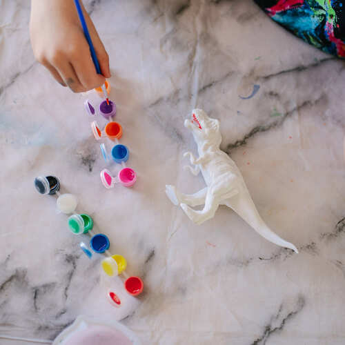 Dinosaur Paint Set - Dinosaur Figures & Paints base