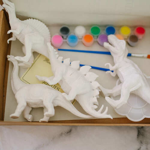 Dinosaur Paint Set - Dinosaur Figures & Paints base