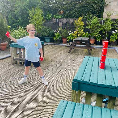 Tin Can Alley Game - Family Game Set base