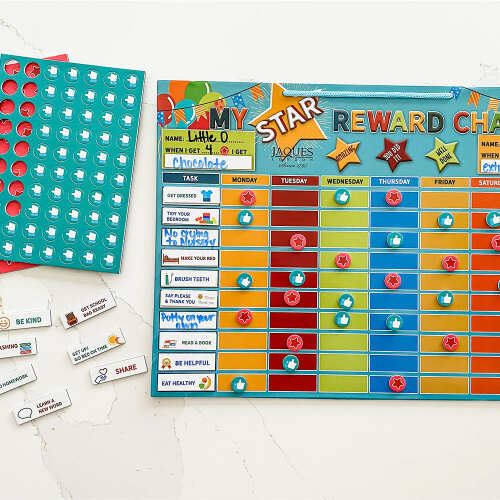 Double Reward Chart - Reward Chart for Kids base