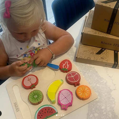 Wooden Fruit Board - Play Food for Kids base