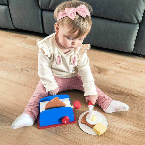 Wooden Breakfast Set - Play Food Toy base