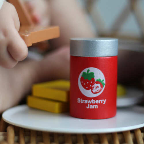 Wooden Breakfast Set - Play Food Toy base