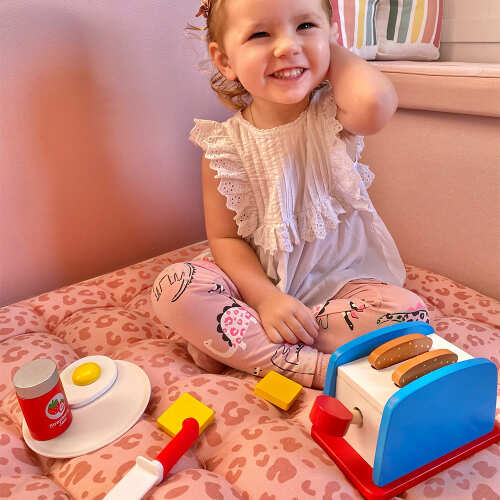 Wooden Breakfast Set - Play Food Toy base