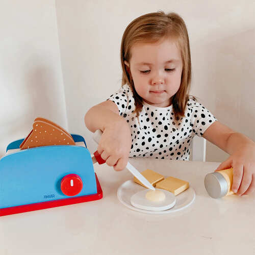 Wooden Breakfast Set - Play Food Toy base