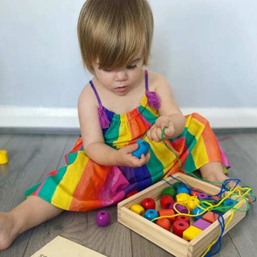 Threading Beads - Threading Beads for Kids base