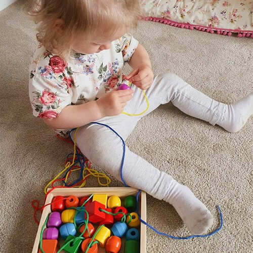 Threading Beads - Threading Beads for Kids base