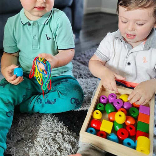 Threading Beads - Threading Beads for Kids base