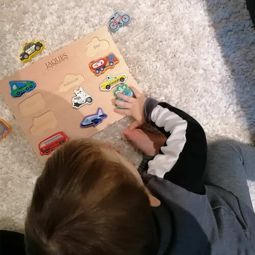 Kids Wooden Jigsaw - Car Puzzle base