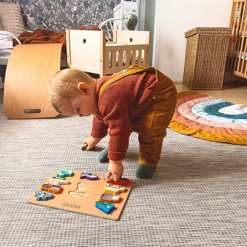 Kids Wooden Jigsaw - Car Puzzle base