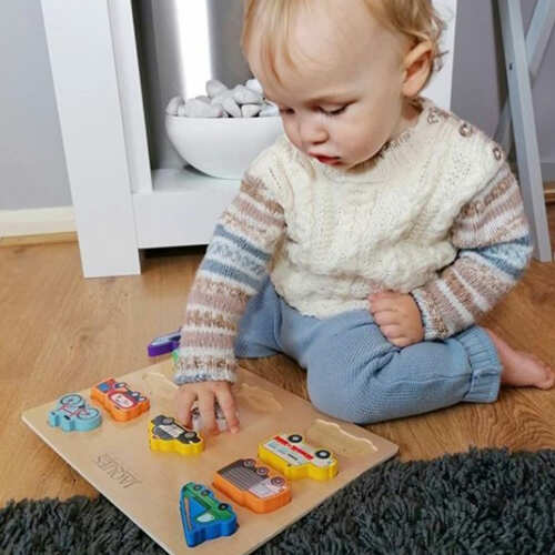 Kids Wooden Jigsaw - Car Puzzle base